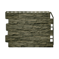 Фасадные панели FINEBER ДАЧНЫЙ Скол, дымчатый