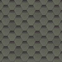 Гибкая черепица DOCKE Сота, зеленый