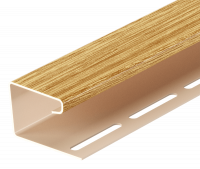 J-профиль DOCKE 16мм, зрелый каштан