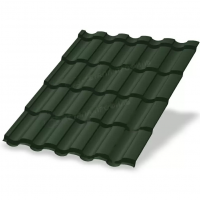 Металлочерепица МП Монтекристо, элегантный зеленый