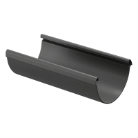 Желоб водосточный DOCKE LUX, 3м, графит