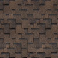 Гибкая черепица SHINGLAS Аккорд, коричневый