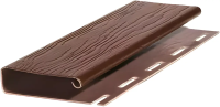 J-профиль широкий для сайдинга FINEBER, коричневый