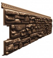 Сайдинг DOCKE Rocky, кедровый орех