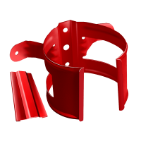 Кронштейн желоба Grand Line, коричнево-красный