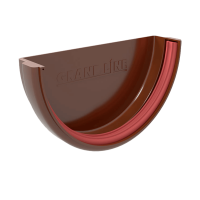 Заглушка желоба Grand Line Классика, шоколадный