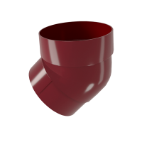 Колено трубы 45 Grand Line Классика, бордо