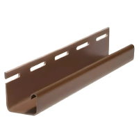 J-профиль к фасадным панелям FINEBER, коричневый
