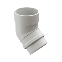 Колено 45 DOCKE LUX, пломбир