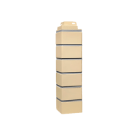 Наружный угол FINEBER ДАЧНЫЙ Кирпич клинкерный, желтый