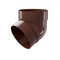 Колено трубы 67 Grand Line Классика, коричневый