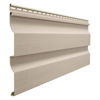 Сайдинг DOCKE Ко­ра­бель­ный брус D4.5D, крем-брюле