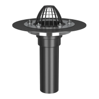 Воронка кровельная без обогрева TERMOCLIP ВФ 90х450 мм