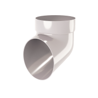 Колено сливное Grand Line Классика, белый