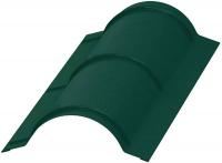 Планка конька круглого МП, зеленый мох