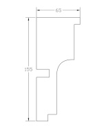 Молдинг ForPRO М-65x155