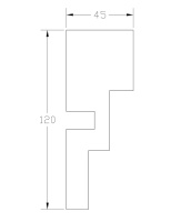 Наличник ForPRO Н-45x120