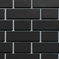 Фасадные панели FINEBER Кирпич клинкерный, черный
