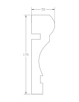 Молдинг ForPRO М-50x170